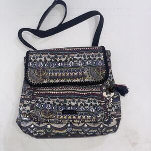 Sakroots Artist Elephant Convertible Backpack Large Shoulder Crossbody Bag Purse